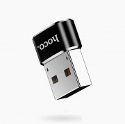 Превью Адаптер (переходник) HOCO UA6 (Type-C - USB-A) черный — 5