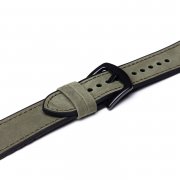 Ремешок - ApW39 Skin для Apple Watch 38 mm экокожа (темно-зеленый) — 2