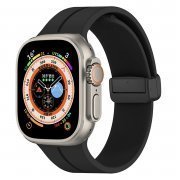 Ремешок ApW29 Apple Watch 38 mm силикон на магните (черный) — 1