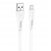 Кабель Borofone BX85 (USB - micro-USB) (белый) 1 метр