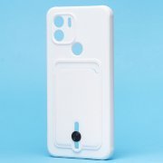 Чехол-накладка с картхолдером для Xiaomi Redmi A2 Plus (белая) — 3