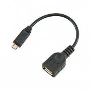 Кабель Glossar (OTG - micro USB) (черный)