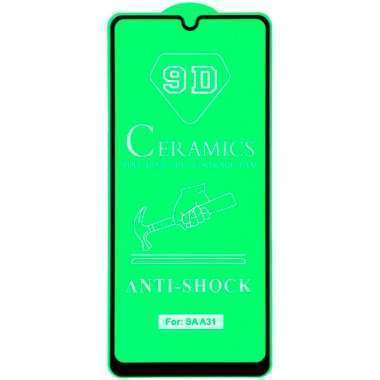 Защитное стекло для Samsung Galaxy A31 (A315F) (полное покрытие) (черное) &mdash; 1