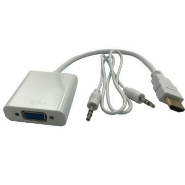 Адаптер (переходник) VIXION AD28 (HDMI - VGA) белый — 2