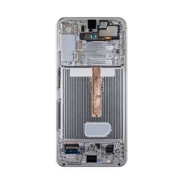 Дисплейный модуль с тачскрином для Samsung Galaxy S22 Plus (S906B) (белый) &mdash; 2