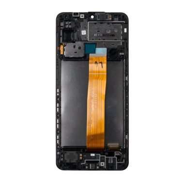 Дисплейный модуль с тачскрином для Samsung Galaxy M12 (M127F) (черный) — 2