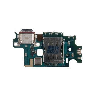 Шлейф для Samsung Galaxy S22 Plus (S906B) плата на разъем зарядки/разъем SIM/микрофон — 1