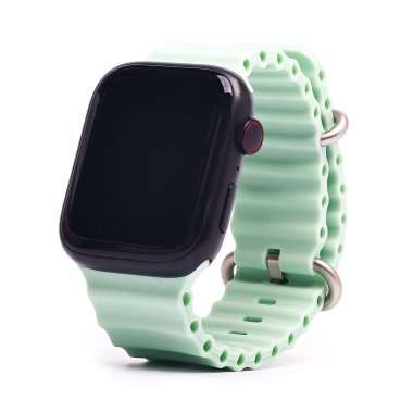 Ремешок - ApW26 Ocean Band Apple Watch 38 mm силикон (светло-голубый) — 1