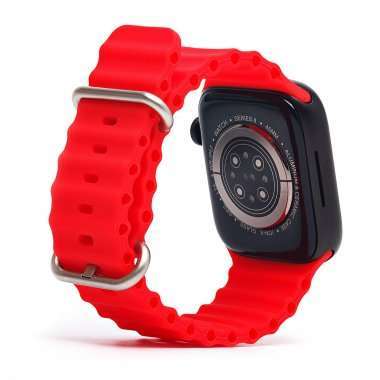 Ремешок - ApW26 Ocean Band Apple Watch 44 mm силикон (красный) — 4