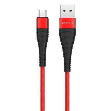Кабель Borofone BX32 Munificent (USB - micro-USB) красный — 1