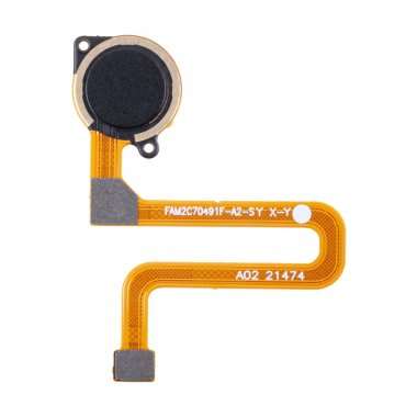 Шлейф для Xiaomi Redmi 10C + сканер отпечатка пальцев (черный) — 2