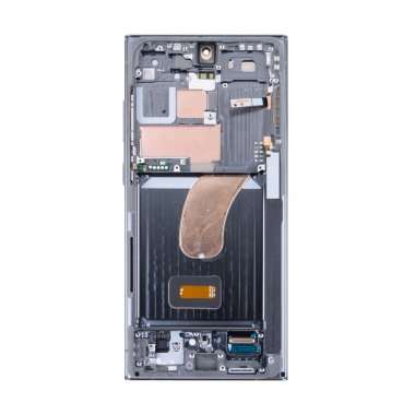 Дисплейный модуль с тачскрином для Samsung Galaxy S23 Ultra (S918B) (зеленый) &mdash; 1