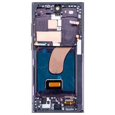 Дисплейный модуль с тачскрином для Samsung Galaxy S23 Ultra (S918B) (черный) (OLED) — 2