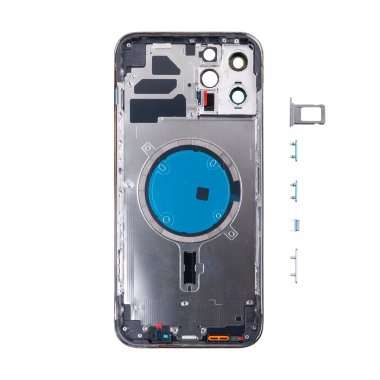 Корпус для Apple iPhone 12 Pro Max (серый) премиум — 1