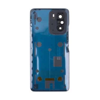 Задняя крышка для Xiaomi Poco F3 (черная) премиум