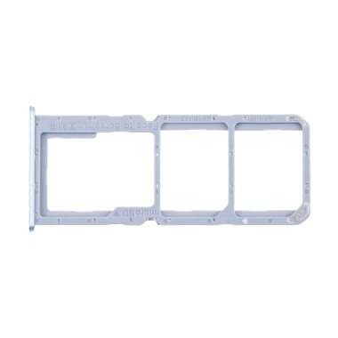 Контейнер SIM для Realme C30 (голубой) — 2