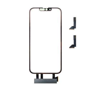 Стекло с тачскрином в рамке для Apple iPhone 13 Pro в сборе с OCA пленкой (черное) — 1