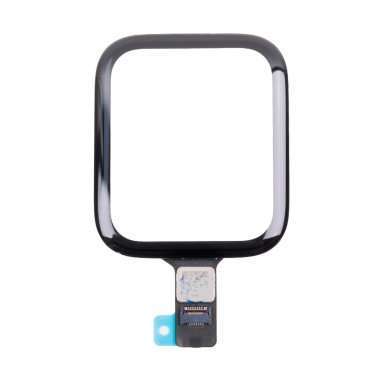 Стекло для Apple Watch 4 44 mm с тачскрином и OCA пленкой (черное) &mdash; 2