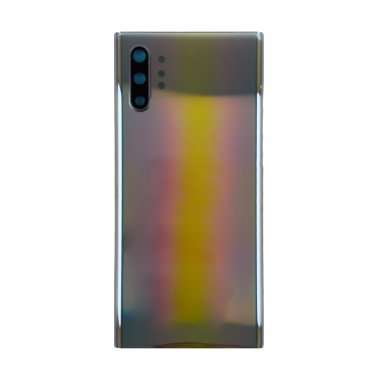 Задняя крышка для Samsung Galaxy Note 10 Plus (N975F) (серебристая) премиум &mdash; 2